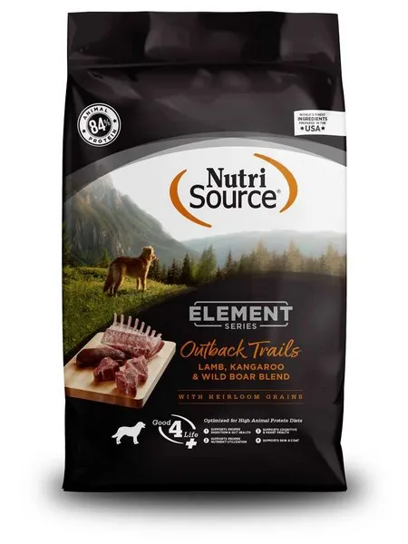 4 Lb Nutrisource Element Outback Trails Blend Dog Food - Treat